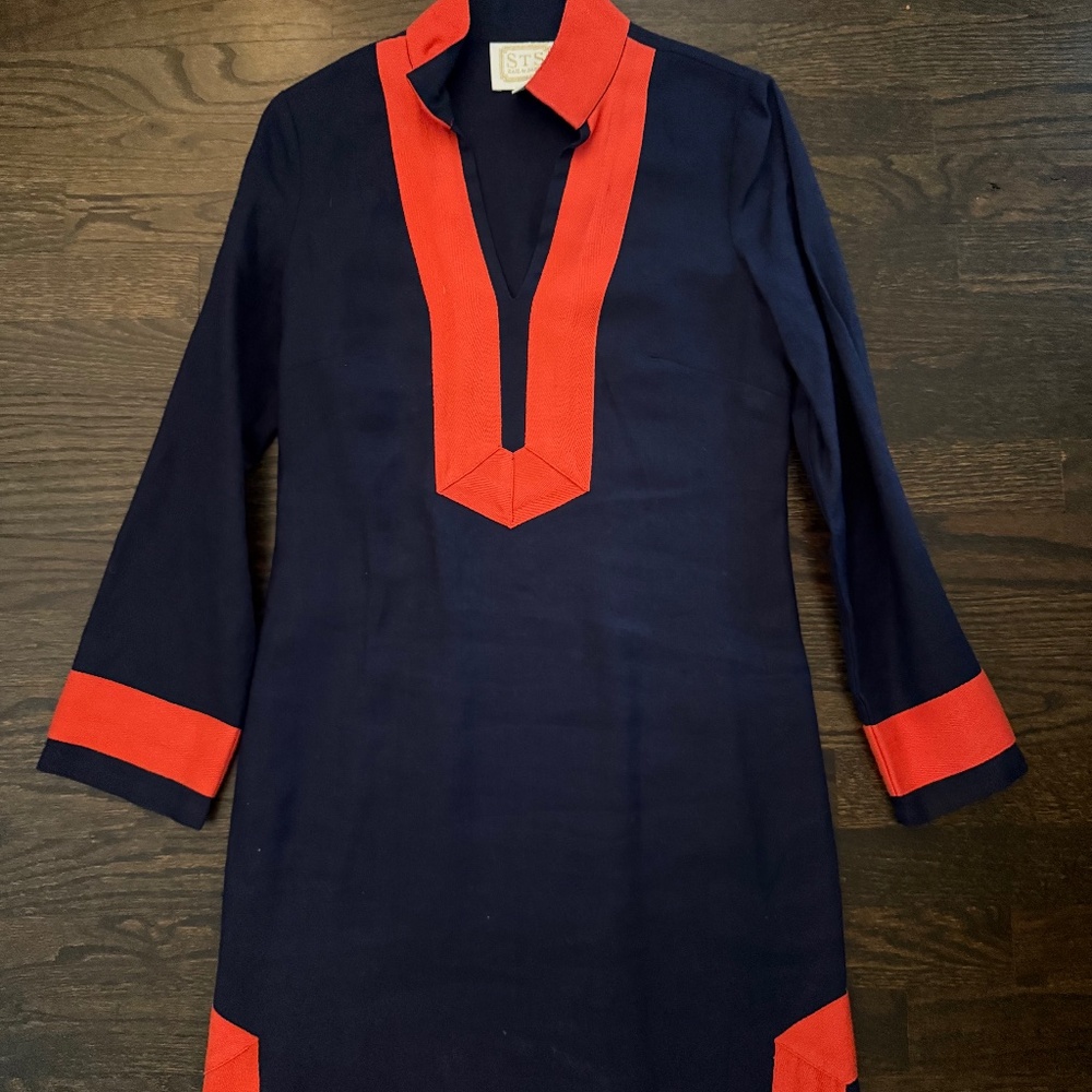 Sail to Sable Navy Dress